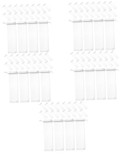 Healeved 500stücke Organza Fächer Aufbewahrungstaschen Weiße Drawstring-taschen Für Fächer Schmuck Hochzeiten Und Für Partys Und Besondere Anlässe