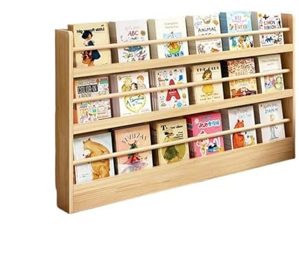ZENY896V Büroschrank Haushalts-Massivholz-Bücherregal, Bilderbuch-Bodenständer, mehrschichtiges Leseregal, Zeitschriftenständer, Wandregal Modernes Büromöbel