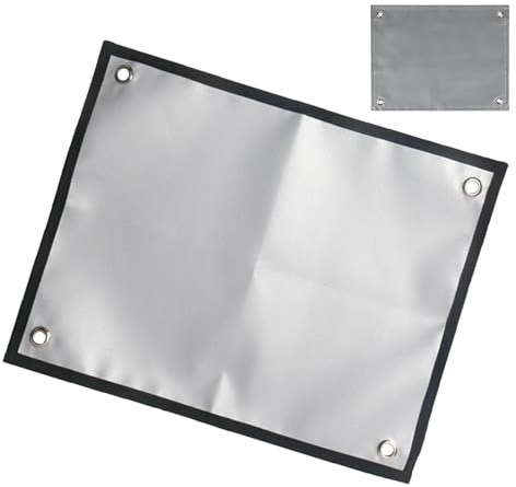 Genérico Alfombrillas para Barbacoa - Alfombra Exterior Ignífuga - Proteccion para Cocina Exterior Resistente A Manchas para Terreno Suelo Arenoso Autocaravana Cabaña