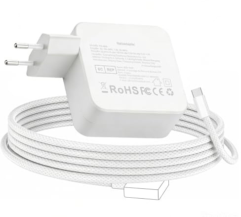 Ladekabel Mac Book Pro Air,96W USB-C auf Magnetic 3 MacBook Ladegerät Netzteil fur M5 M4 M3 M2 M1 Pro MAX 2026 2025 2024 2023 2022 2021 Kompatibel mit MacBook Air 15/13, MacBook Pro14 16 mit 2M Kabel