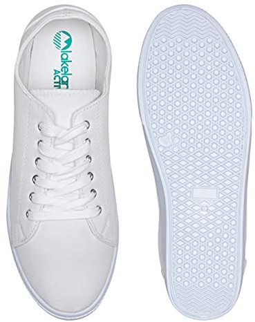 Lakeland Active Men's Ambleside Canvas Trainers - Off-White - 8.5 UK