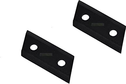 Lot de 2 couteaux à tirer de 8 cm compatibles avec les broyeurs AL-KO/MTD H-1100 1300 1600 3200, 325030 102650