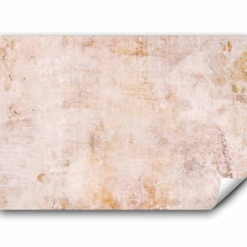 murando - Vlies Fototapete Betonoptik 350x256cm Vlies Tapeten Wandtapete XXL Moderne Wanddeko Mustertapete Design Wand Dekoration Vliestapete Wohnzimmer Schlafzimmer Büro Flur Beton Effekt braun beige