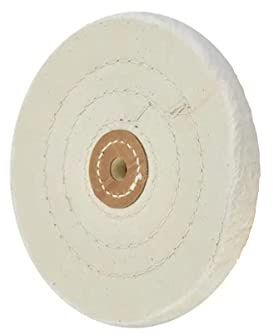 White Buffing Wheels 2 50mm Small Hole 3mm Spiral Double-Stitched Polished Wheel Pad Polishing Grinding Machine Buffing Pads for Metal Aluminum,Stainless Steel,Jewelry,Wood,Plastic,Glass