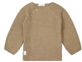 Noppies U Cardigan Knit LS Pino Chaquetas de Punto, Verde claro-N124, 50 cm Unisex bebé