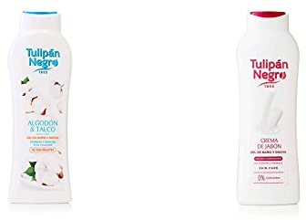 Gel de Baño Algodón y Talco, 650 Mililitros & Gel de Baño Crema de Jabón, 650 Mililitros