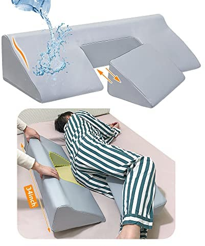 Oreiller cale positionnant pour alité, après une chirurgie, un lit, des maux de lit, anti-escarres, anti-escarres, coussin en mousse en forme de U, pour hôpital, imperméable, anti-ulcère de pression