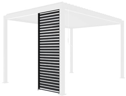 Alice's Garden - Persa 100cm para pérgola bioclimática Triunfo. 3 m. Aluminio. antracita