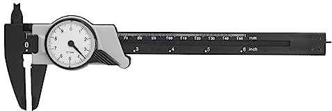 Qcwwy Zifferblatt Nonius Messschieber Zifferblatt Nonius Messschieber Mini Messschieber Nonius Beliebte Nonius Messschieber Kunststoff 0 – 150 mm Messbereich Breites Messwerkzeug, Qcwwyifox942acd