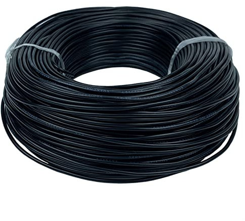MyncbD câble électrique Câble De Cuivre Bloqué De 10 M De Longueur 220V Multi-noyaux RV Câbles Électriques Câbles d'alimentation (Color : Black, Size : 10 AWG - 6mm2)