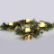 GAROMIA 4 coronas de Navidad con velas LED, corona de mesa para Navidad, corona de Adviento, decoración de Navidad