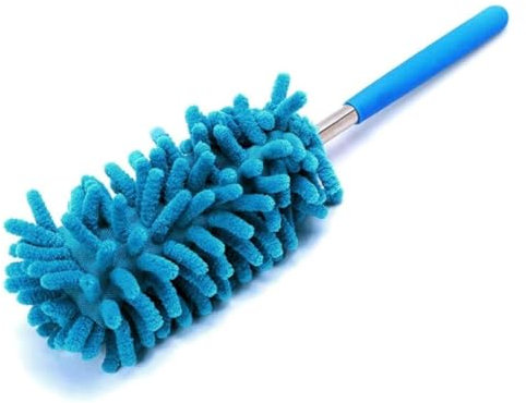 PARENCE.- Spazzola telescopica in microfibra - Spolverino estensibile per lavaggio a secco e ad umido - Lunghezza regolabile da 25 cm a 75 cm, Colori assortiti (selezione non possibile)