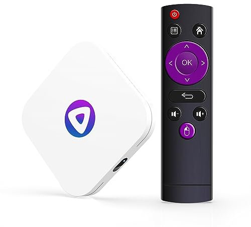 Android 13.0 TV Box, LEFFOT 4K Ultra HD Streaming Device for TV, 4GB RAM 32GB ROM, IPTV Box with 2.4G & 5G WiFi 6, BT 5.0, HDR10, Rockchip RK3528 Quad Core ARM Cortex-A53, for Netflix YouTube 3D