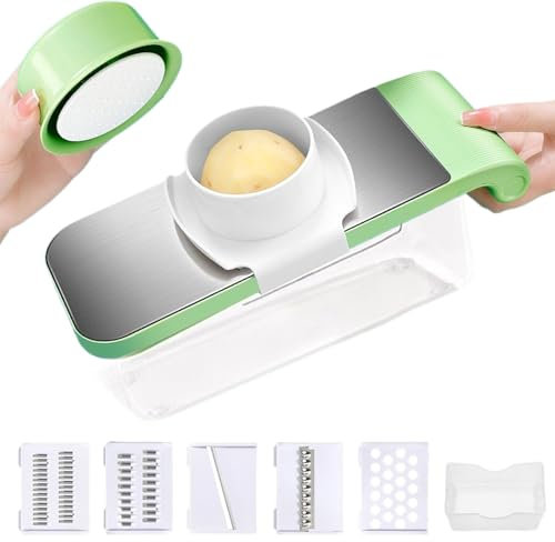 Affettacarne per Carote - Affettaverdure Multiuso Per Carote | Affettatrice Manuale per Verdure Cavolo Frutta Insalata Pasta Preparazione Pasti Cucina Domestica Casa Campeggio