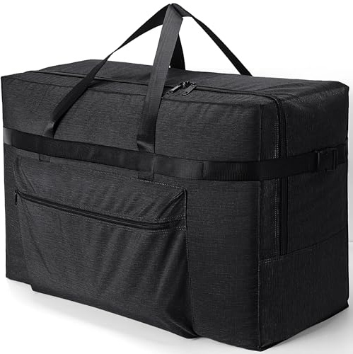 120L Reisetasche Groß, Wassserabweisend & Faltbare, Reisetasche Handgepäck für Reisen, Umzüge, Urlaub, Aufbewahrungstasche für Herren Damen