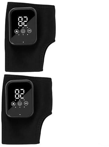 2 Stück Fußmassager, Tragbare Kabellose Fußmassagegeräte Mit 5 Stufen für Wärmetherapie und 3 Stufen für Massagevibration, für Fitness, Laufen und zur Entspannung der Muskeln Nach dem Sport