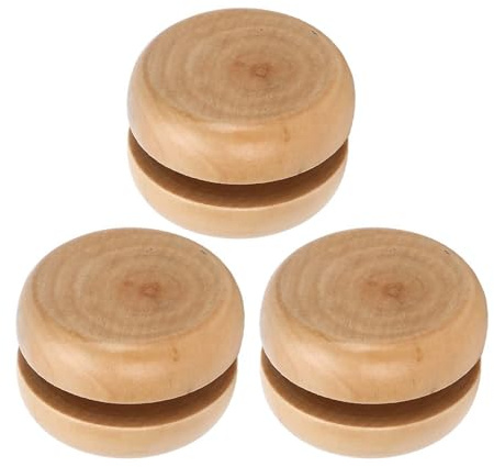 HUSHUI Holz-Yo-Yo, Handgefertigtes DIY-Babyspielzeug mit Strenger Qualitätskontrolle, für Kinder Zum Üben der Hand-Augen-Koordination und des Gleichgewichts
