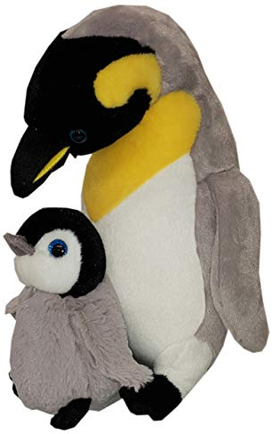 Heunec 501270 MISANIMO Pinguin mit Baby, Mehrfarbig