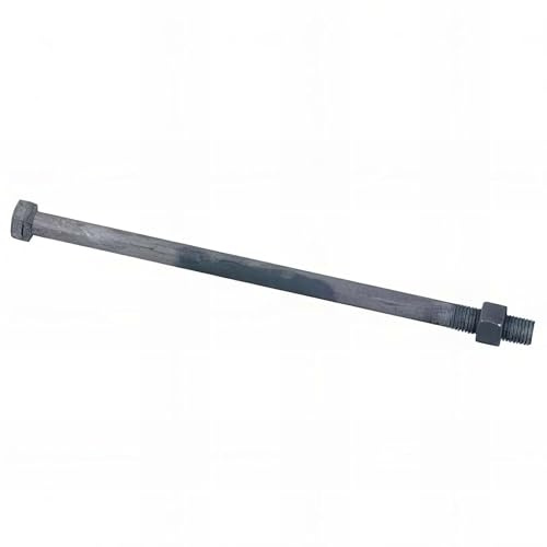 25 boulons de charpente tête hexagonale 16 x 500 mm - Galvanisé - BH681650009B