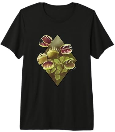Carnivorous Plants Venus Flytrap Watercolour Botanical Plants Premium Tri-blend T-Shirt
