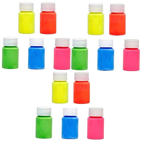NUOBESTY 15 Stk Im Dunkeln Leuchten Zeichenpigment Leuchten Im Dunklen Pigment Malen Leuchtend