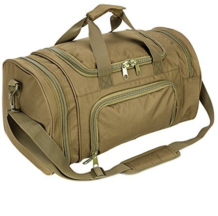 ZSearARMY Gym Duffel Bag for Men Sports Duffel Bag with Shoe Compartment (GREEN-Model A)