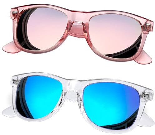 Joopin 2PCS Gafas de Sol Mujer y Hombre Polarizadas UV400 Cuadradas