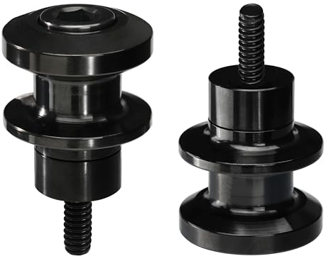 FENRIR Motorrad Schwingenadapter Ständeraufnahmen Prismabuchsen Motorradschwingenspulen Spulen für Paddock-Ständer montageständer adapter M6 MT10 MT09 XSR900 Tracer9 R1/R3/R6/R7 Tuono RSV4 RS660 RS457