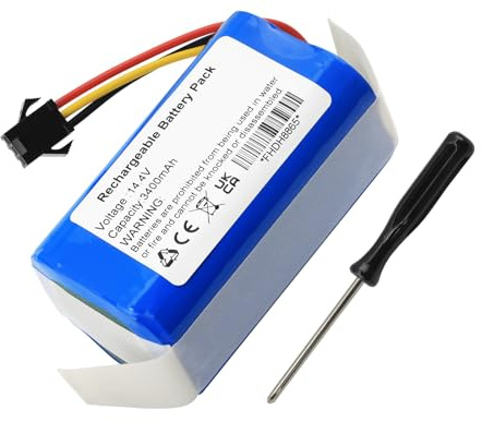 ANTIEE Vacuum Cleaner Batterie Compatible avec AIRROBO P20 Robots Aspirateur sans Fil Total Clean Batterie 14.4V 2800mAh
