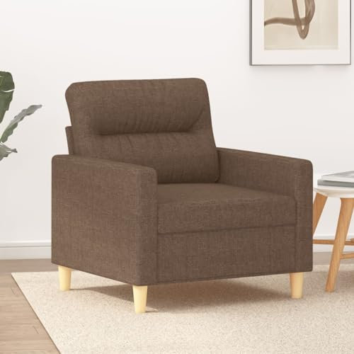 ShGaxin Sofasessel Braun 60 cm Stoff, Relaxsessel, Fernsehsessel, Kinosessel, Gaming Couch - 359222