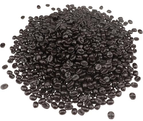 ginojex Artificial Coffee Beans 500g (1500Pcs) Fake Coffee Beans for Home Kitchen Table Centerpiece Cafe Shop Cabinet Display