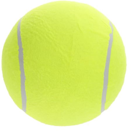 TOBBOMEY Inflatable Tennis Ball Für Hunde Großer Sicherer Und Langlebiger Kauspielzeug-Ball Für Haustiere Zum Spielen Und Apportieren Unterhaltsames Und Robustes Spielzeug Für Aktive