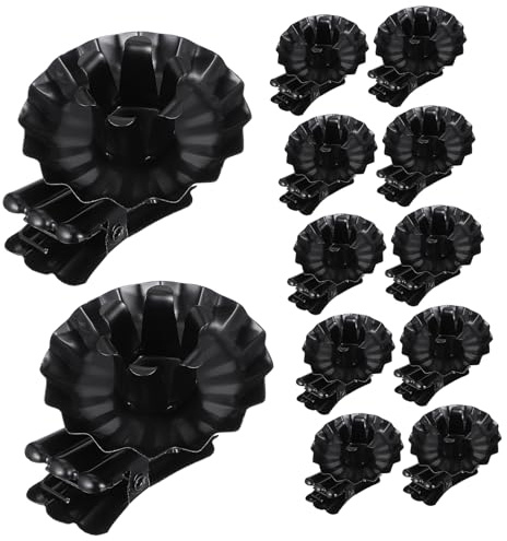 DECHOUS 20stücke Metall-kerzensteckhalter mit Clip Stabiler Kerzenhalter für Tischdeko Hitzebeständiger Kerzenfuß mit Schutz für Möbel