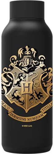 QUOKKA SOLID X HARRY POTTER | BOTELLA TÉRMICA DE ACERO INOXIDABLE DOBLE PARED | HP HOGWARTS