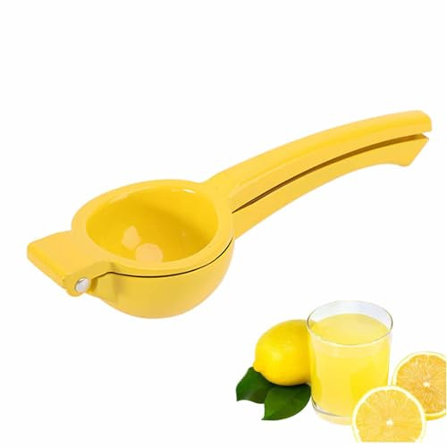Exprimidor de limón de metal, exprimidor de cítricos duradero, prensa manual para extraer la mayor cantidad de jugo posible