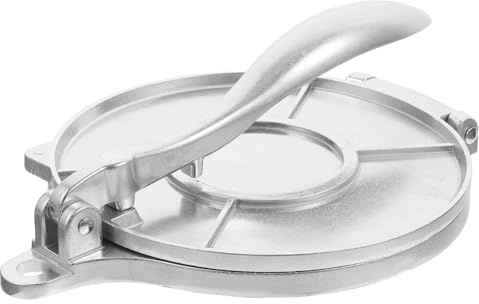 MUELODSIC Faltbarer Tortilla-maker Aus Aluminium Tortilla-presse Für Mais Und Mehlteig Runde Form Für Tortillas Reisbällchen Rinderhack Und Eier Küchenbedarf Zum Einfachen Formen