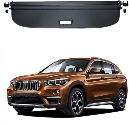 Cubierta de Maletero retráctil para BMW X1 F48 2016-2021, Cortina de privacidad y protección de Carga para SUV y Familiar