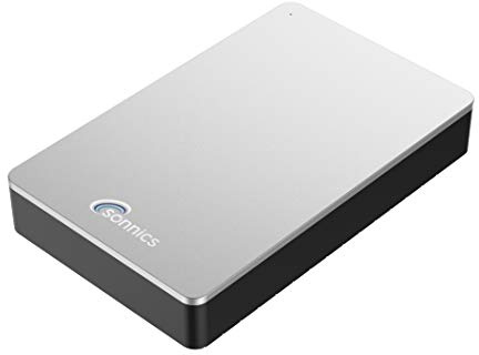 Sonnics 500GB USB 3.0 Esterni Portatile Hard-Disk per Finestre PC, Mac, Smart TV, XBOX ONE & PS4, Argento