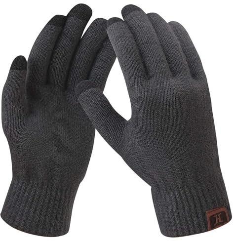 Bequemer Laden Winter Handschuhe Damen Warm Touchscreen Winterhandschuhe | Damen Winter Warm Touchscreen Handschuhe Thermo Winterhandschuhe Strickhandschuhe Fleecefutter Geschenke für Frauen