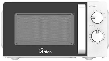 ARDES - Four à micro-ondes 20 Litres Petit four à micro-ondes avec 6 puissances et modes de cuisson Four à micro-ondes 700W avec minuterie Lumière interne et plateau tournant Modèle AR6520