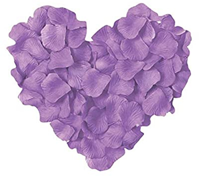 SHATCHI 1 000 st ljuslila rosblad i silke mors dag bröllopskonfettijubileum bordsdekorationer dop blommor spridning