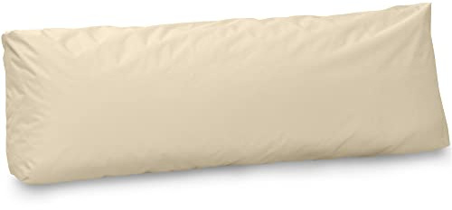 Spatium Jumbo XXL Palettenkissen Set abnehmbar Bezug wasserdicht gesteppt Palettenpolster Palettenauflage Palettensofa (Beige, Langes Rückenkissen 120x50x20)