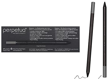 Perpetua Grafit-Stifte, Langlebige & Robuste HB Bleistifte aus Grafit, Nachhaltiger Bleistift HB mit Gummi zum Zeichnen, Schreiben & Skizzen, Ergonomischer Profi Bleistift Nr 2 für Schule & Büro
