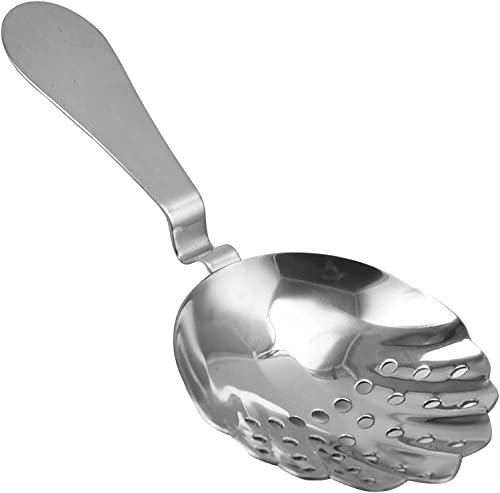 Julep - Colador de cóctel | Colador de Julep, colador de acero inoxidable, herramientas de cóctel para bebidas, hogar, cocina, bar (plata)