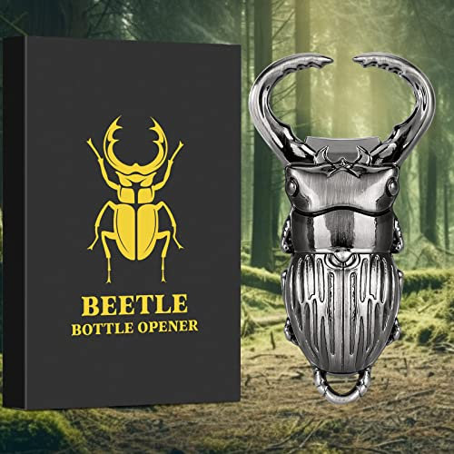 LKKCHER DESIGN Décapsuleur de Bière de Coccinelle, Cadeau Drole, Cadeau Personnalisé homme, Idee Cadeau Homme Original Utile, Cadeau Noël, Cadeau Anniversaire Homme, Cadeau de Coccinelle