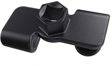 DOITOOL Adaptateur de Clé Dynamométrique en Fer Noir 1/2 Pouce pour Mécaniciens, Outil à Main Porte-écrou Mécanique, pour Travaux de Bricolage