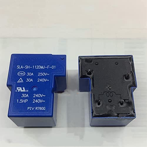 XTVVTODJXT Relais 5 Stück/Lot Relais SLA-SH-112DMJ 12VDC SLA-S-124DMJ-24VDC SLA S 124DMJ 12V 24V 48V 4PIN 30A 250VAC (Size : SLA-112DMJ)