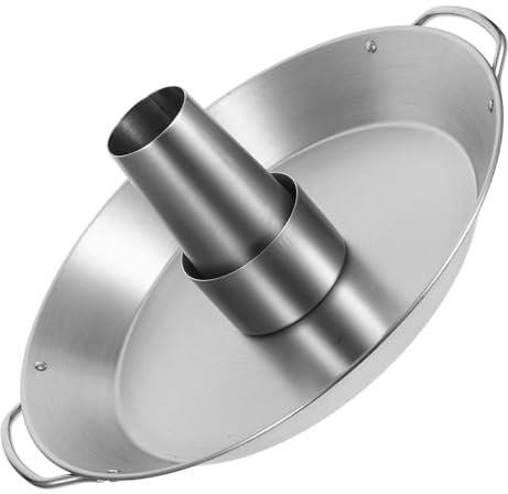 PRETYZOOM Assiette De Poulet Grillé Support De Gril Support De Poulet De Canette De Bière Support De Rôtissoire De Poulet Plat à Four Plat De Cuisson Au Poulet Silver Acier Inoxydable