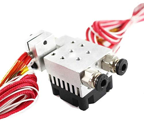 FWRCCMJ 3D / Fit für Chimäre Hotend Kit Dual Color 2 in 2 Out Extruder Multi-Extrusion Alle Metall V6 Dual Extruder 0,4mm / 1,75mm 3D Druckerteile