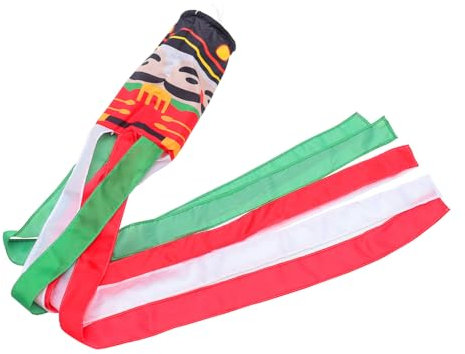Abaodam Xmas Nutcracker Windsock Festliche Gartenflagge Für Weihnachten Langlebig Und Auffällig Für Vorgarten Terrasse Und Straße Weihnachtsdeko Für Drinnen Und Draußen